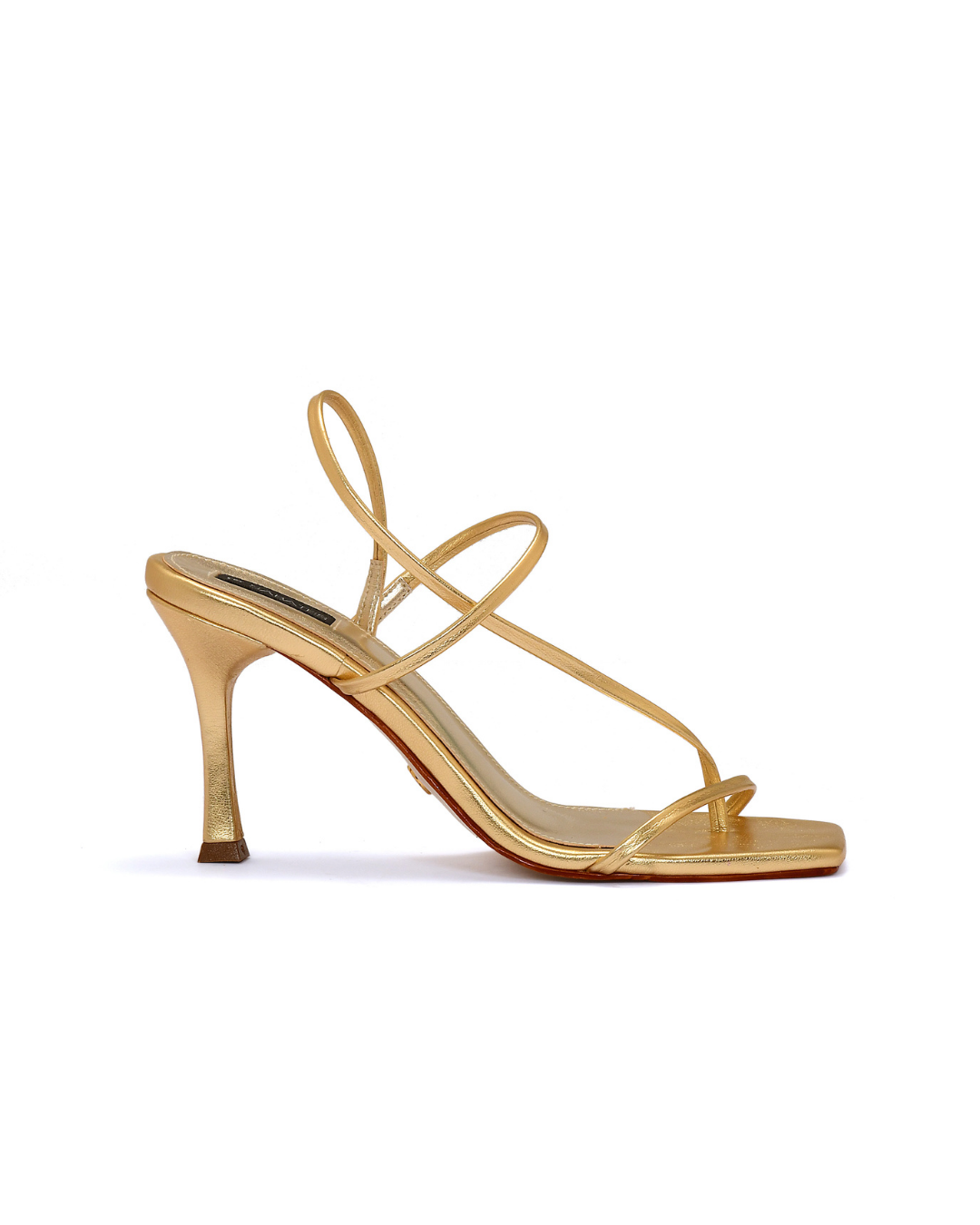 Tacones Nahomy Dorados